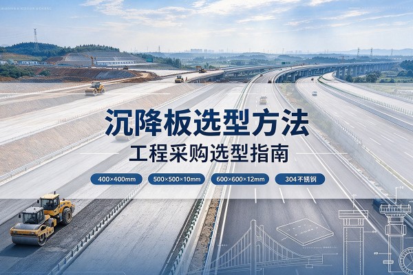 襄阳沉降板选择方法