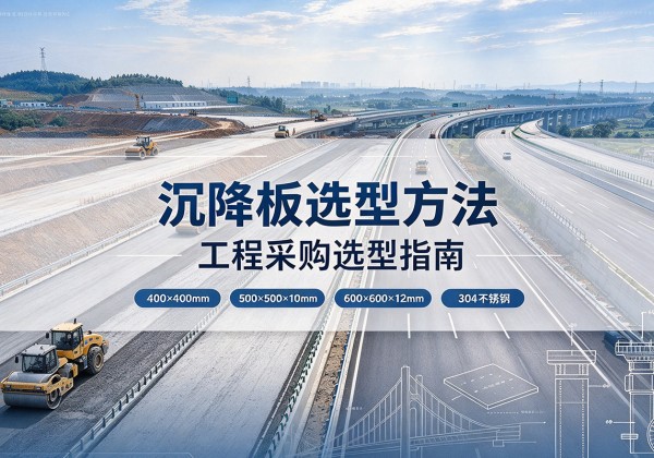 襄阳沉降板选择方法